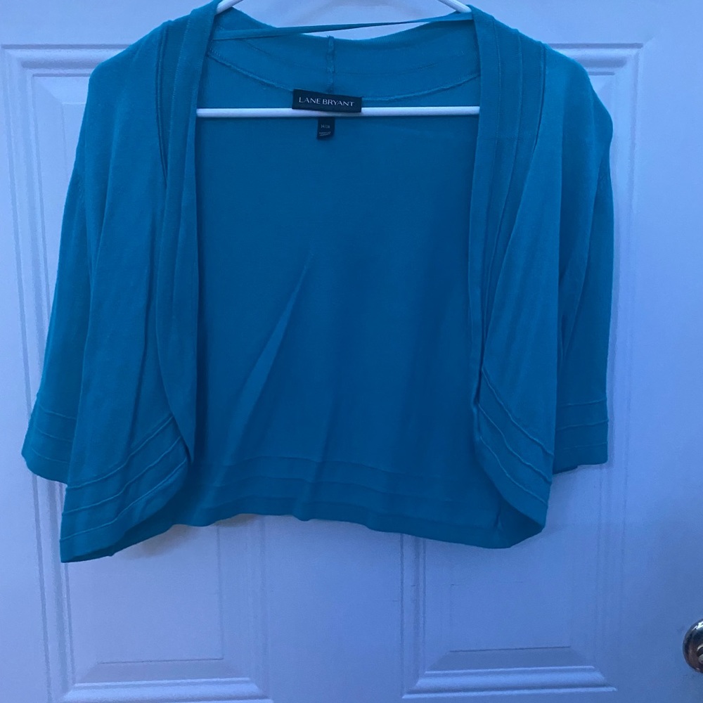 Teal shoulder covering